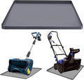 Snow Blower Mat, Snowblower Silicone Mat Garage Floor Mat for Snow, Electric Snow Shovel Mat with Raised Edge, Snow