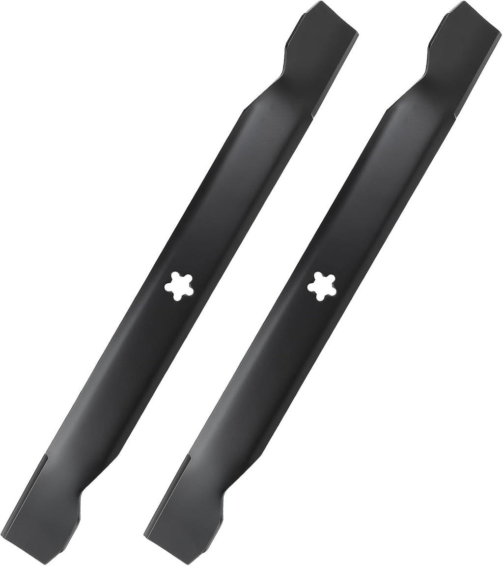 138971 High Lift Blades for 42" Deck, 532138971 Mower Blades Compatible with Craftsman Hus-qvarna Pou LAN Lawn Tractor, Replaces 134149, 127843, 138498, 532127843, 532138498, 2 Pack