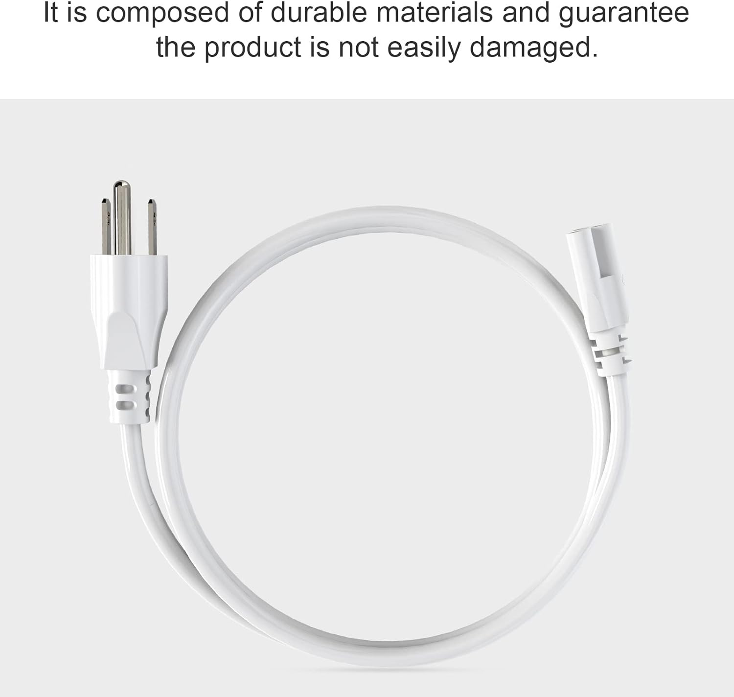 5FT Plug Power Cord T5 T8 LED Tube Power Cable,5FT 3-Outlet Power Cord for LED Shop Lights