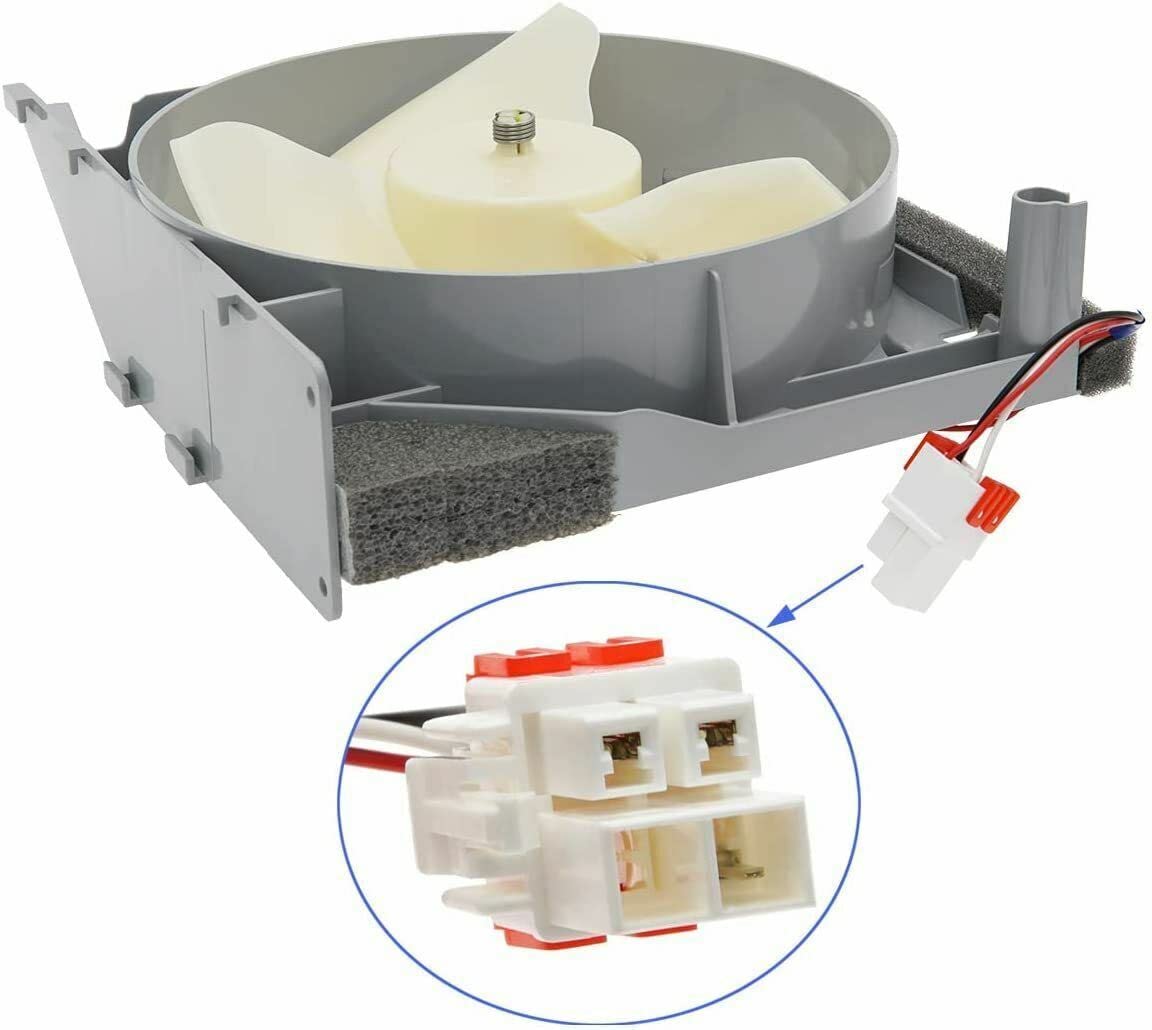 Condenser Fan Motor Replacement for Samsung RF26HFENDBC RF26HFENDSR RF26HFENDWW RF26HFPNBSR RF26J7500BC RF26J7500SR RF26J7500WW RF26J7510SR Refrigerator