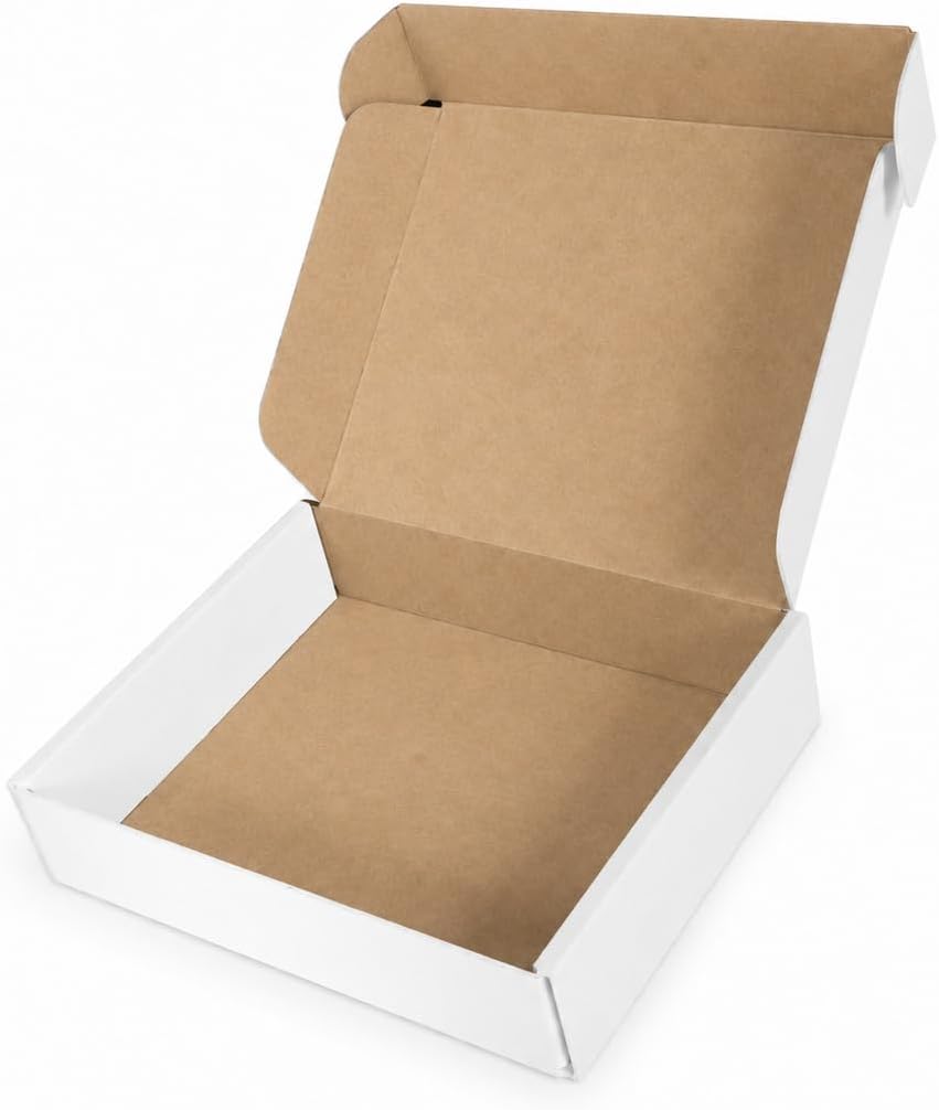 Corrugated Shipping Boxes 12x9x2Inches, 30Pack Kraft Cardboard Literature Mailers, Durable Small Business Mailing