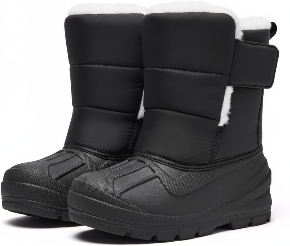 Toddler Winter Snow Boots Waterproof Insulated Faux Fur Boys Girls Hiking Boots (Toddler/Little Kid)