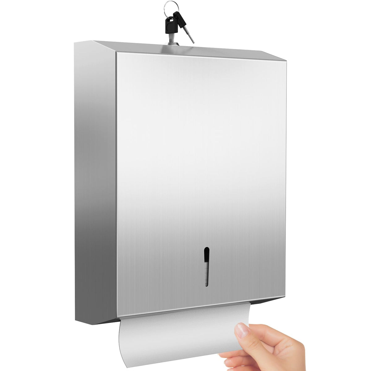 Wall Mount Stainless Steel Paper Towel Dispenser
