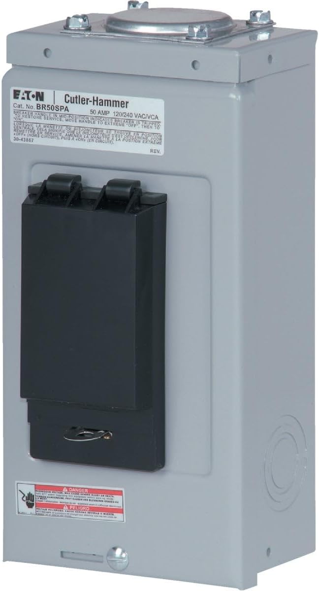 Eaton Corporation Br50Spa Double Pole Br Spa Panel, 50-Amp