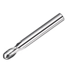 Workkyma Ball Nose Carbide End Mill 6mm Shank 6mmx12mm CDxCL 2 Flute
