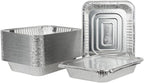 Jetfoil Aluminum Foil Pan with Lids | Half Size Deep Container Steam Table Pans Cooking Accessory | Excellent for