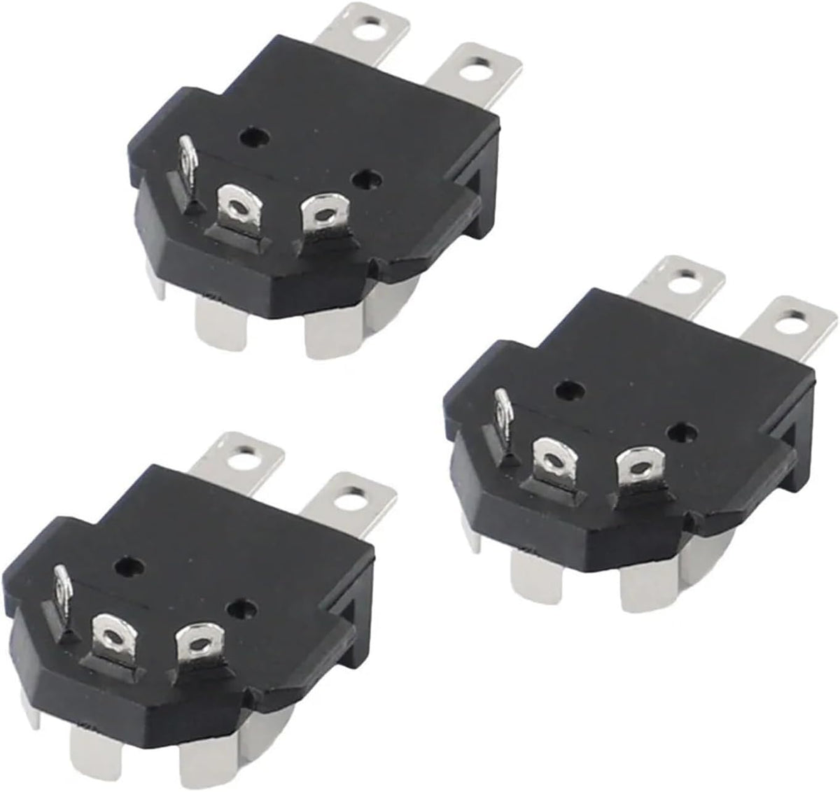 3pcs Battery Connector Terminal Block Replacement Battery Adapter Socket Compatible with Milwaukee M12 Li-Ion Electrical Power Tools