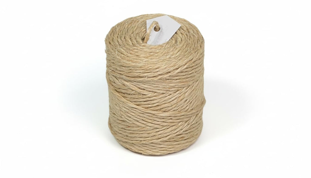 Premium Brazilian 262ft (80m) Coil Sisal Twine, 100% Natural Garden Twine for Plants, Crafts, Gift Wrapping, Packing