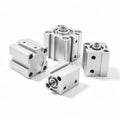SDA Thin Pneumatic Air Cylinder, Double Acting, 5-100mm Stroke, 12-100mm Bore(Stroke 100mm,Bore 20mm)