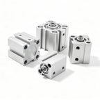 SDA Thin Pneumatic Air Cylinder, Double Acting, 5-100mm Stroke, 12-100mm Bore(Stroke 100mm,Bore 20mm)