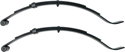 Pair of 24.25" 3-Leaf Radius End Trailer Spring 1-3/4" Wide for 1,500 Capacity Rated Trailer Axles (Single Axle - 750