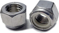 Superior Grade/Type 316 Stainless Steel Nylon Insert Lock Nuts - Marine Bolt Supply (10-32 (Pack of 100pcs))