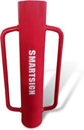 Post Driver, Heavy Duty 22 lb Steel Post Pounder for Sign Posts/U-Channels/Fence Posts, Red