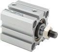 SDA50 Series Male Thread air Pneumatic Cylinder Double Acting Compact Cylinder Bore 50mm Stroke 5-100mm SDA50X100-B-S(SDA50x5-B)