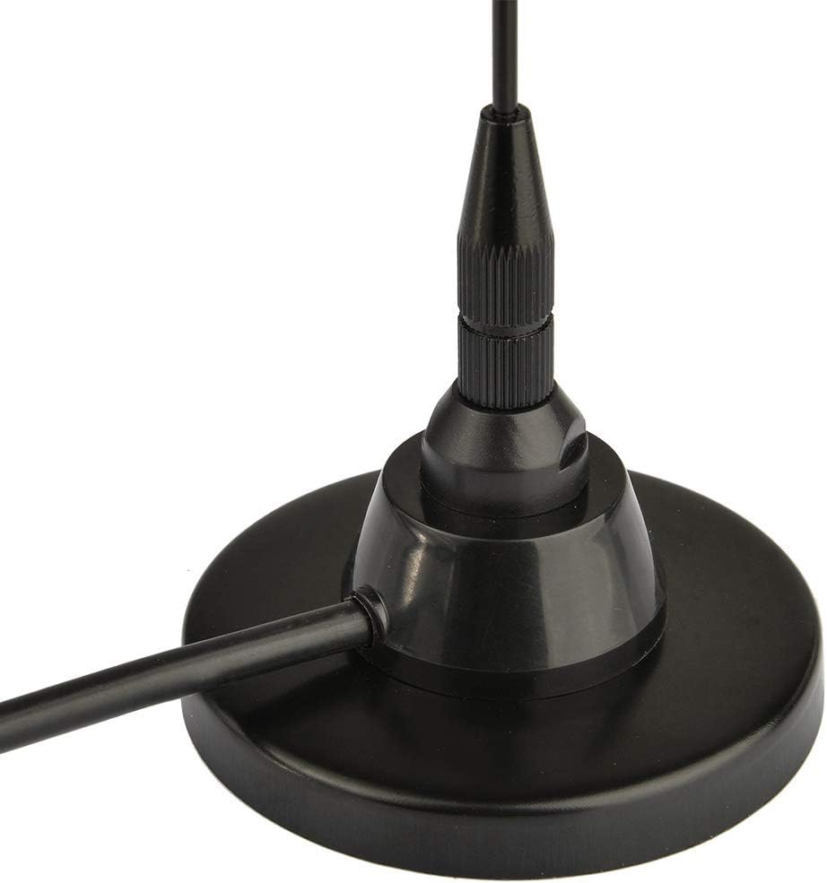 Vehicle Car Mobile Ham Radio Antenna Dual Band VHF UHF | 136-174MHz 400-520MHz Magnetic Base PL259 Male Antenna for