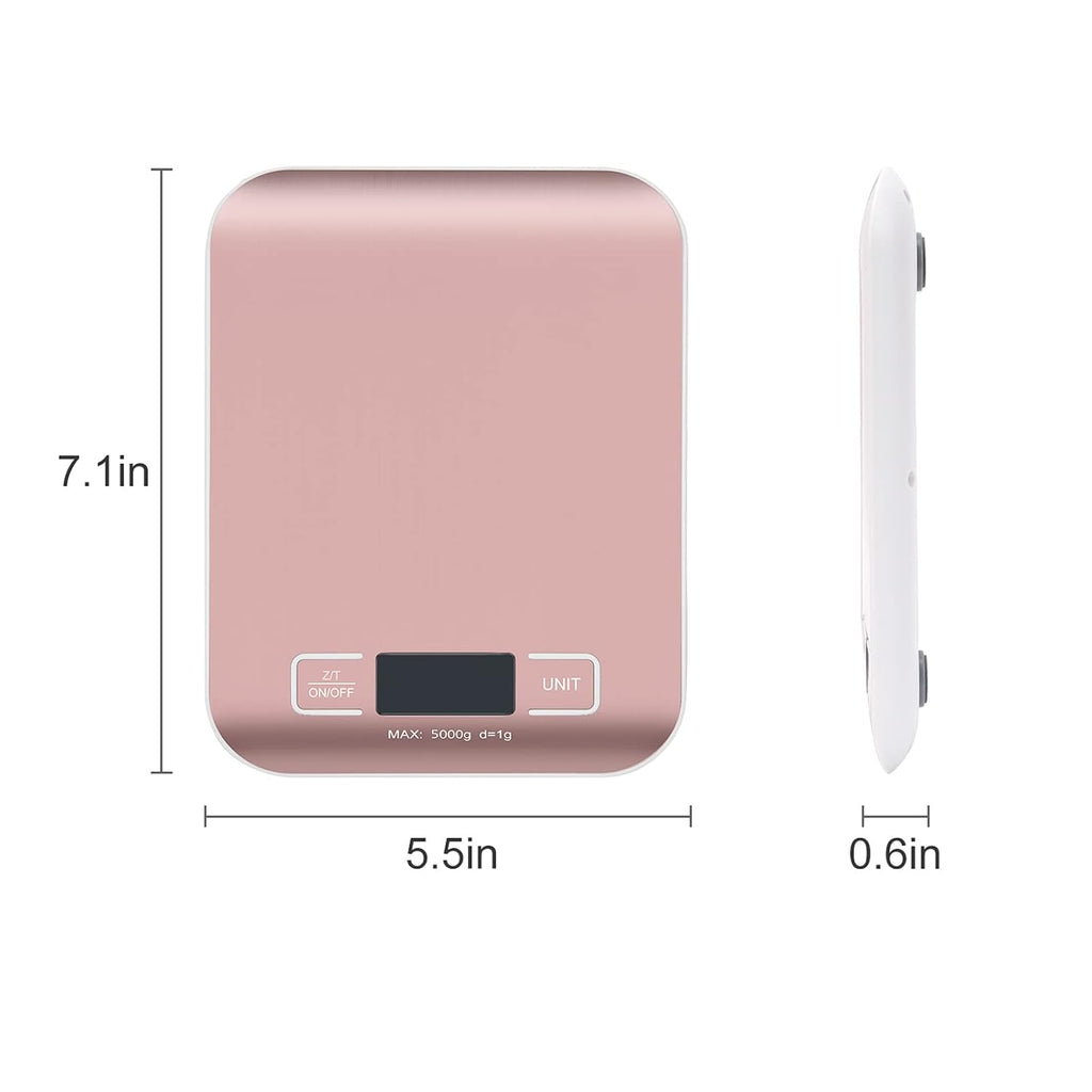 Digital Shipping Scale,Stainless Steel Panel, Accurate Portable Postal Scale for Packages, Small Business,Kitchen