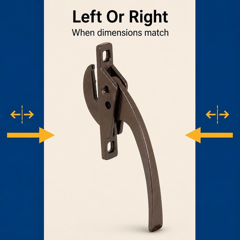H 3540 Bronze Casement Window Locking Handle (Single Pack)