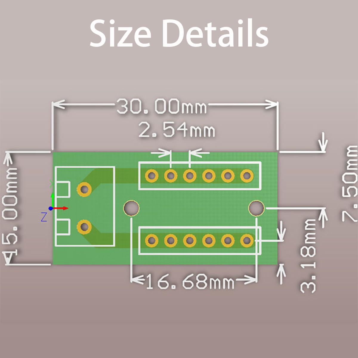 5Pcs 2x6 Position Terminal Block Distribution Module