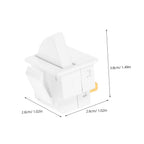 2pcs Fridge Door Light Control Switch Replacement, 2-pin White