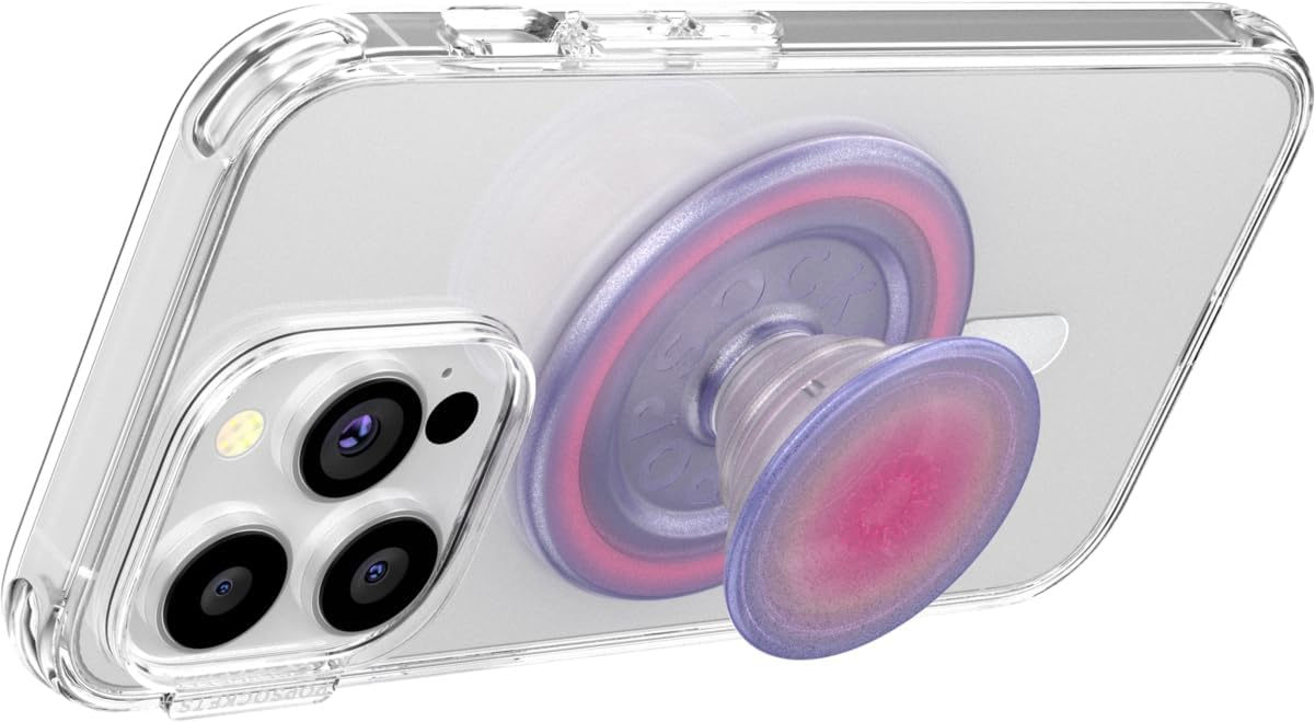 Phone Grip for MagSafe, Magnetic Holder, Phone Stand, Purple - Aura
