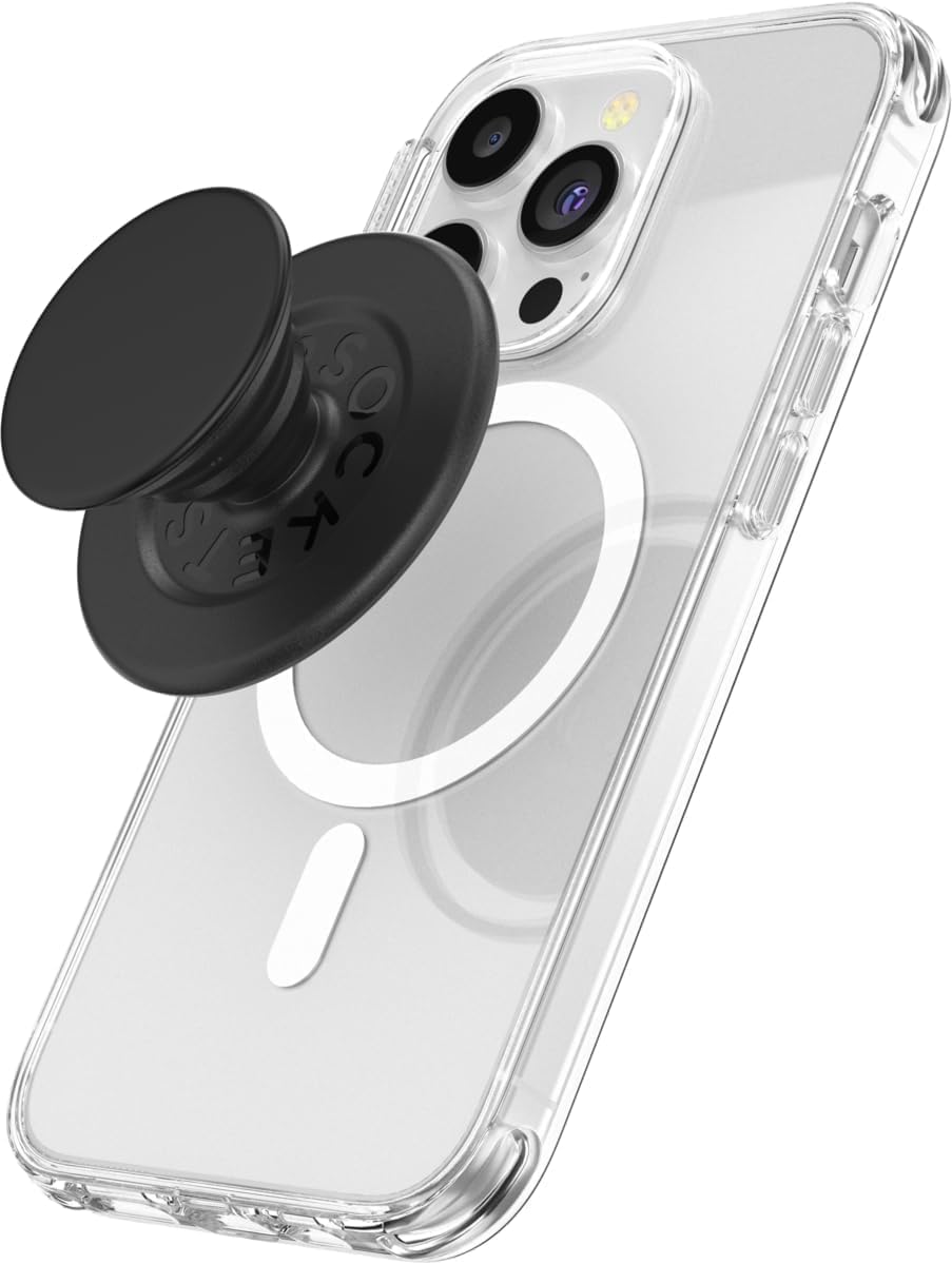 Phone Grip for MagSafe, Magnetic Holder, Phone Stand - Black