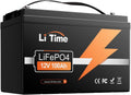 12V 100Ah Group 31 LiFePO4 Deep Cycle Battery for RV Marine Solar | 100A BMS, Max. 15000 Cycles at 60% DOD, IP65