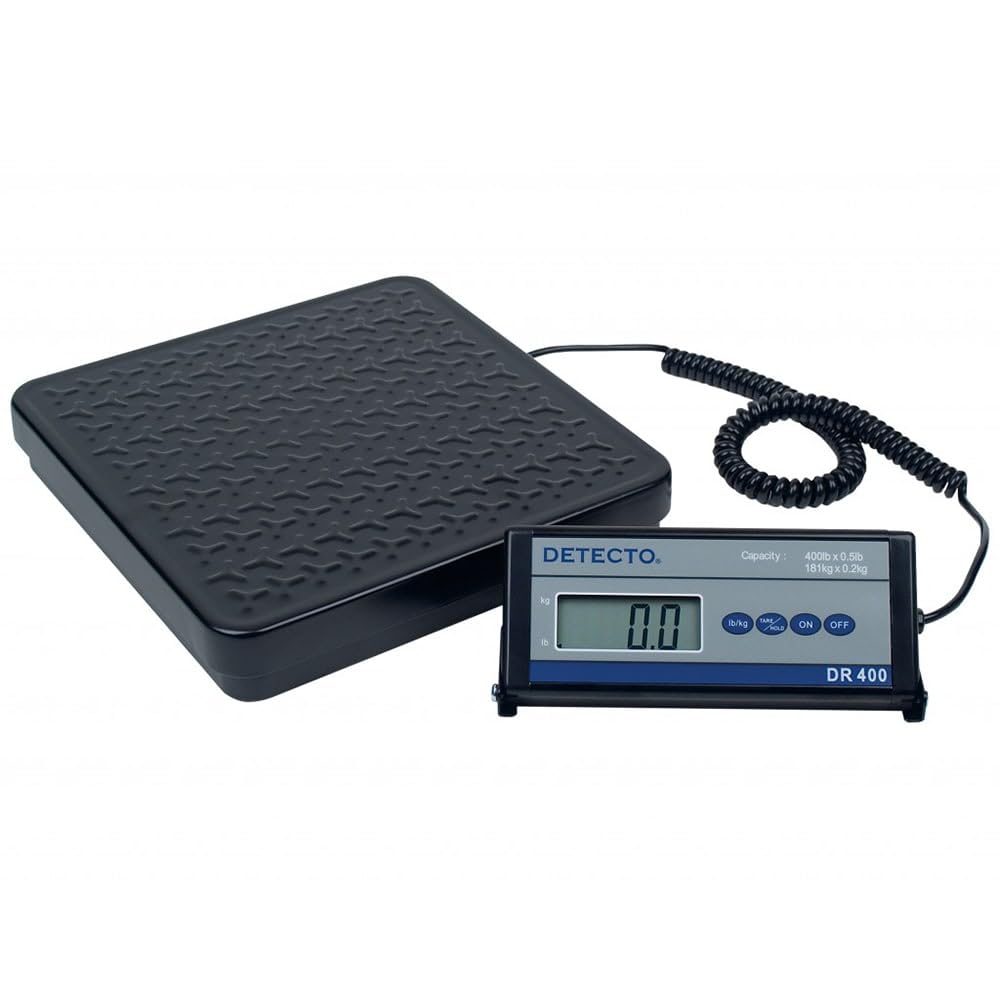 DR400 Portable Digital Receiving Scale,12" x 12", 400 lb. Capacity
