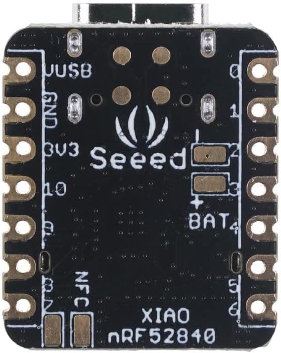 Seeed Studio XIAO nRF52840 - Supports Arduino/CircuitPython - Bluetooth5.0 NFC, with Onboard Antenna, Microcontroller with Rich Interface for Tiny Machine Learning Works with Amazon Sidewalk.