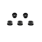 RISON Titanium M8x1.25mm Titanium Sprocket Nut Black 5PCS Flange Nut