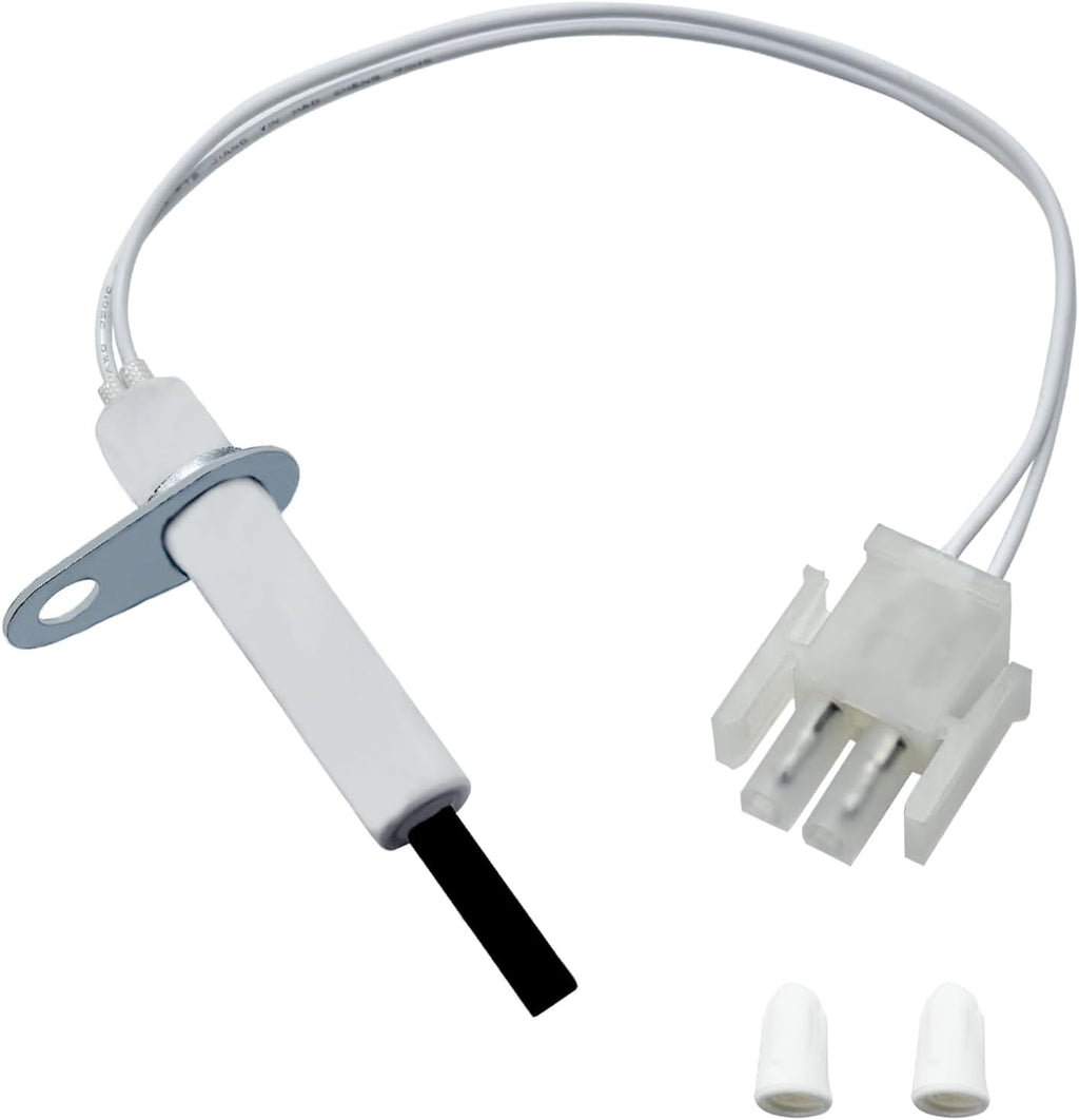 0130F00008S Furnace Hot Surface Ignitor Compatible with Goodman, Janitrol, Amana, Janitrol Gas Furnace, 0130F00008S Silicon Nitride Igniter Replace For 0130F00008 789-707A1 SSN084KS Ceramic Nuts.