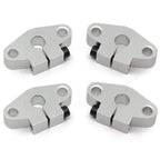 ReliaBot 4PCs SHF6 ID6mm Linear Shaft Support Aluminum Mounting Bracket for Diameter 6mm Linear Motion Rod