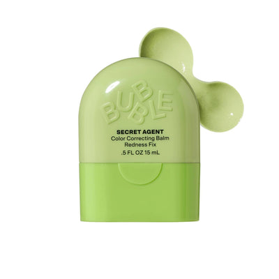 Secret Agent Color Correcting Balm Redness Fix - Green Color Corrector for Facial Redness - Soothing Skincare for
