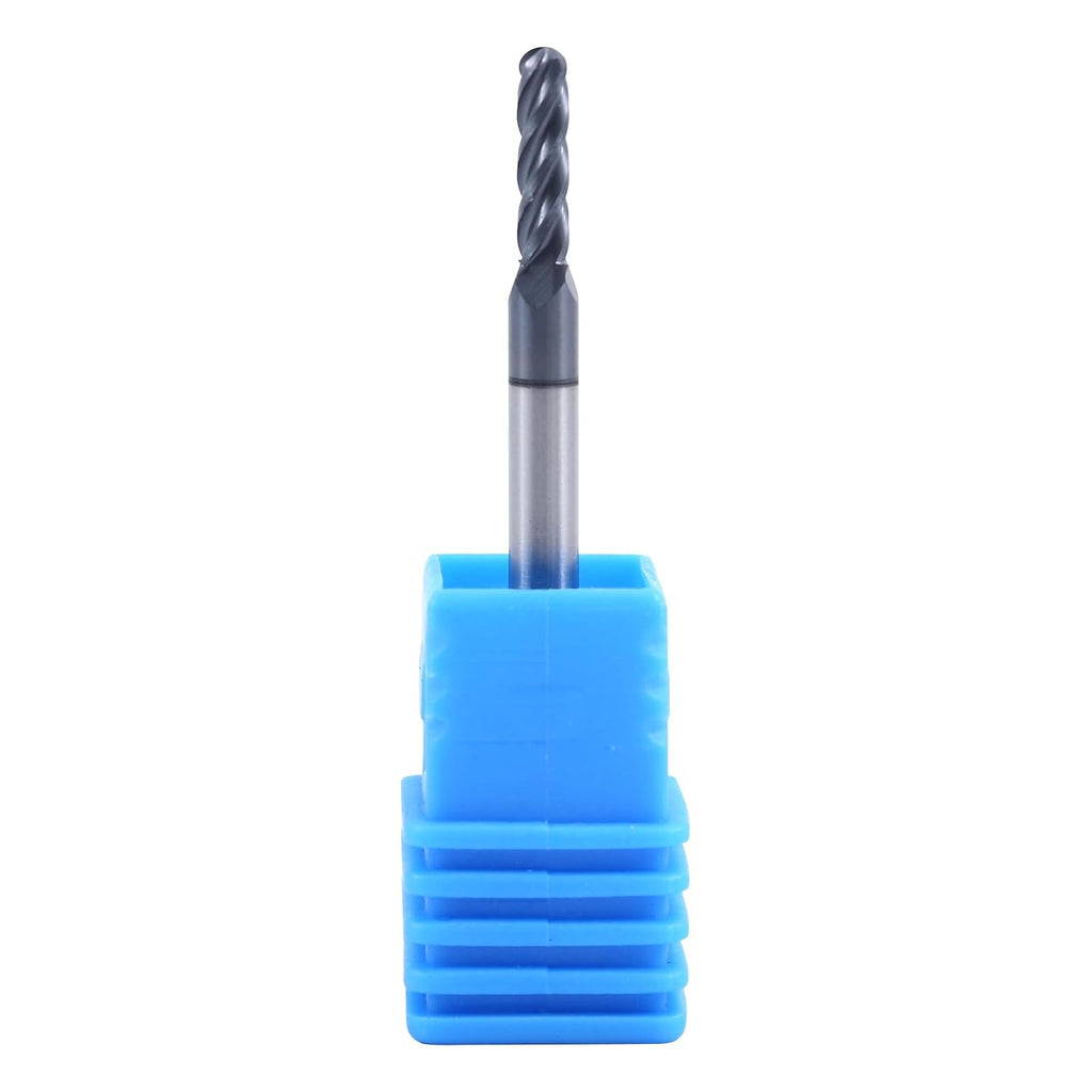 3/32" 4 Flute Carbide Ball Nose End Mill 1/8" Shank Diameter 1Pcs