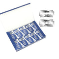 100 Count Double Edge Razor Blades - Men's Safety Razor Blades for Shaving - Platinum Stainless Steel Double Razor