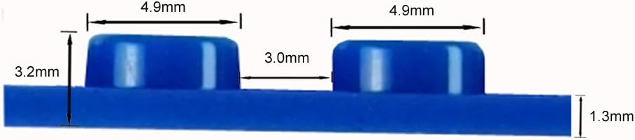 5 x10 Inch Base Plates Blue and Green Baseboard With Pin-hole (6-Pack)