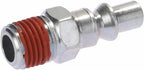 Air Coupler and Plug Kit, 1-pc 1/4'' FNPT ARO Style Coupler&1-pc 1/4'' MNPT ARO Style Air Plug with Sealant, Air Compressor Accessories Kit