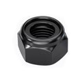 10-32 Black Nylon Insert Lock Nuts, Stainless Steel 304 (18-8) Black Coating Lock Nuts with Nylon Insert, 100pcs