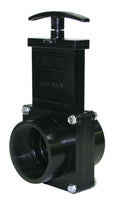 Valterra 7207 ABS Gate Valve, Black, 2" FPT