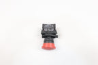 ALLEN BRADLEY 800E-3X01 RED EMERGENCY STOP PUSHBUTTON SER A D608275