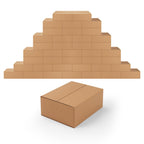 8x6x3 inches Shipping Boxes Small Cardboard Boxes for Packing, Moving, Mailing, 40 Pack