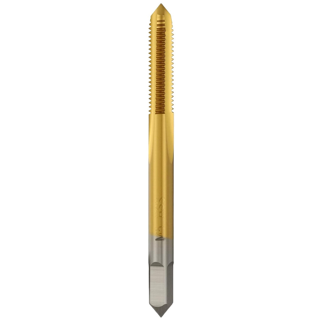 M5 x 0.8 Straight Flute Tap M2 High Speed Steel Titanium Finish