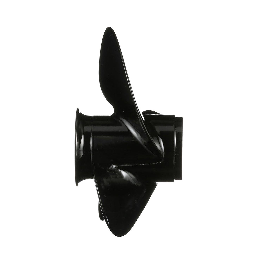 Quicksilver Black Diamond 3-Blade Aluminum Propeller, 9" Diameter x 7" Pitch, Right Hand Rotation
