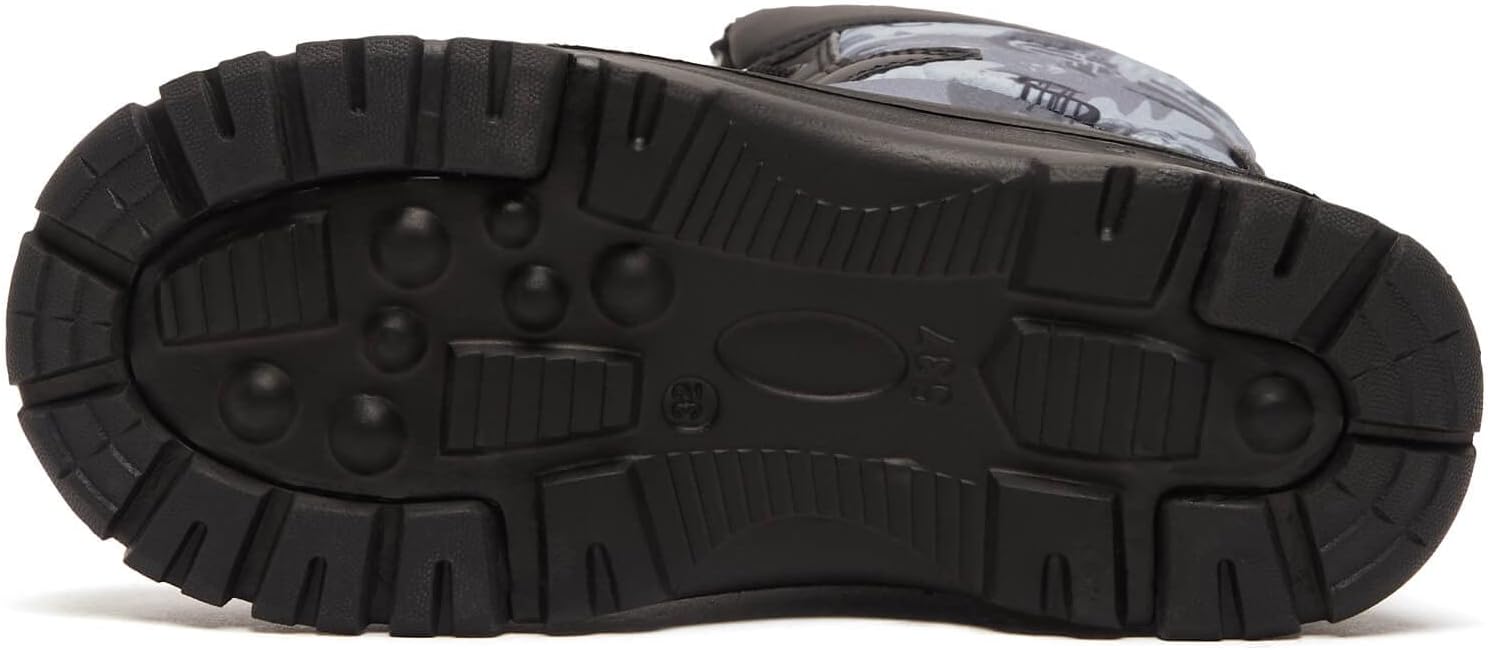 Boys' Waterproof Winter Snow Boots with Insulation for Cold Weather