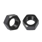 Kozelo 20pcs Hex Nuts 3/8"-24 Carbon Steel Fine Thread Black