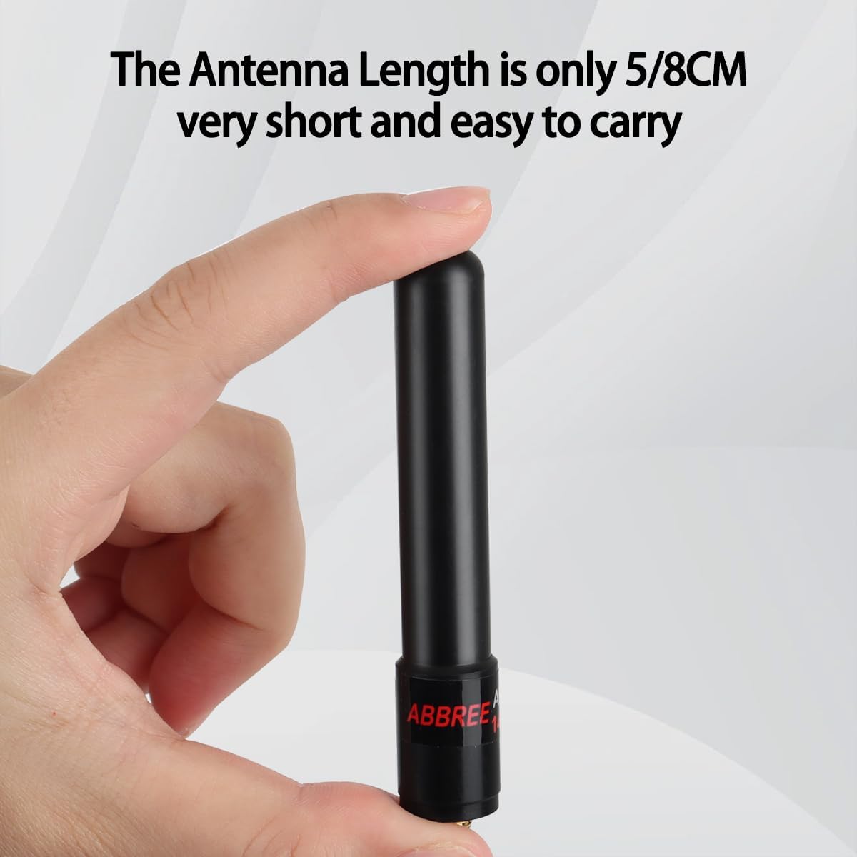 Dual Band VHF UHF 136-174MHz 400-470MHz Ham Radio Antenna SMA-Female Short Stubby Antenna for Baofeng UV-5R Mini 5RM