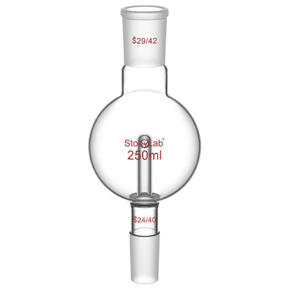 Rotary Evaporator Bump Trap, Laboratory Rotary Evaporator with 29/42 Outer Upper Joint and 24/40 Standard Taper Inner