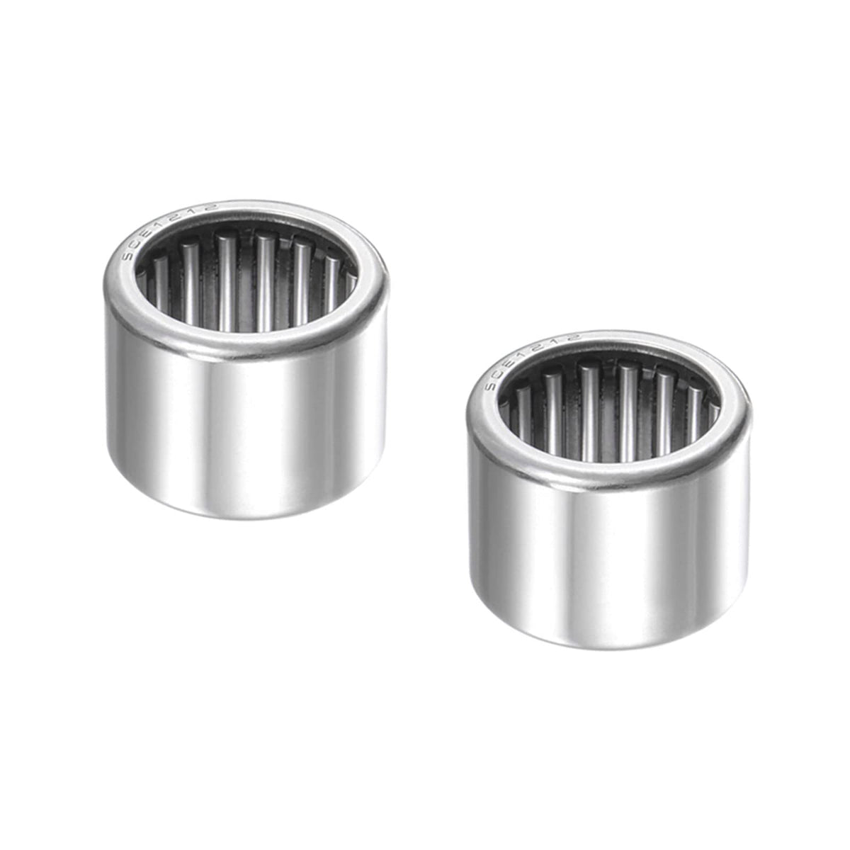 Kozelo 2pcs SCE1212 Needle Roller Bearings - [3/4" x 1" x 3/4"] Open End for Gearbox Use, Chrome Steel Rollers