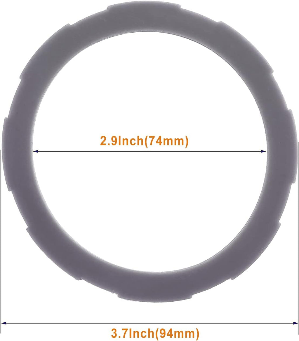 4-Pack Blender Gaskets Compatible with Oster Pro 1200 | Silicone O-ring seals replace 182341-000-842 for Oster Pro