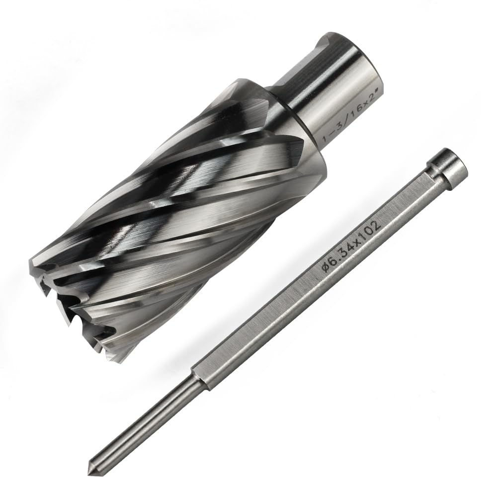 OSCARBIDE 1-3/16" x 2" HSS Annular Cutter 3/4" Weldon Shank Mag Drill Bit
