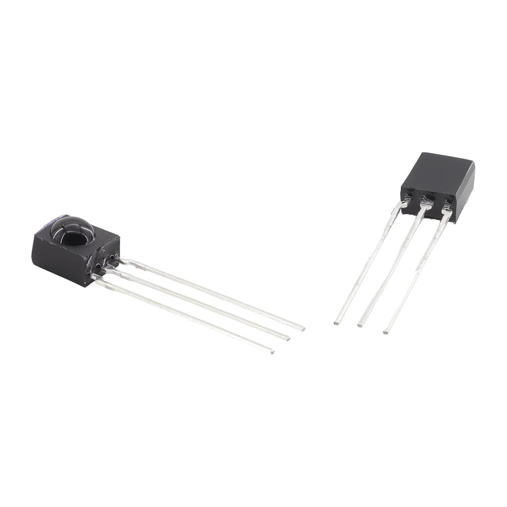 38kHz Infrared (IR) Receiver Sensor, Round Dot Long Range IR Receiver Head Compatible with CH0038K for Remote Control Projects